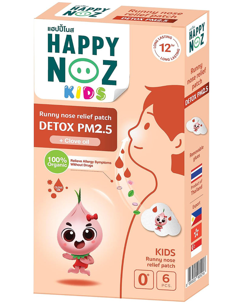 Happy Noz PM 2.5 Organic Onion Sticker Detox (Clove Oil)