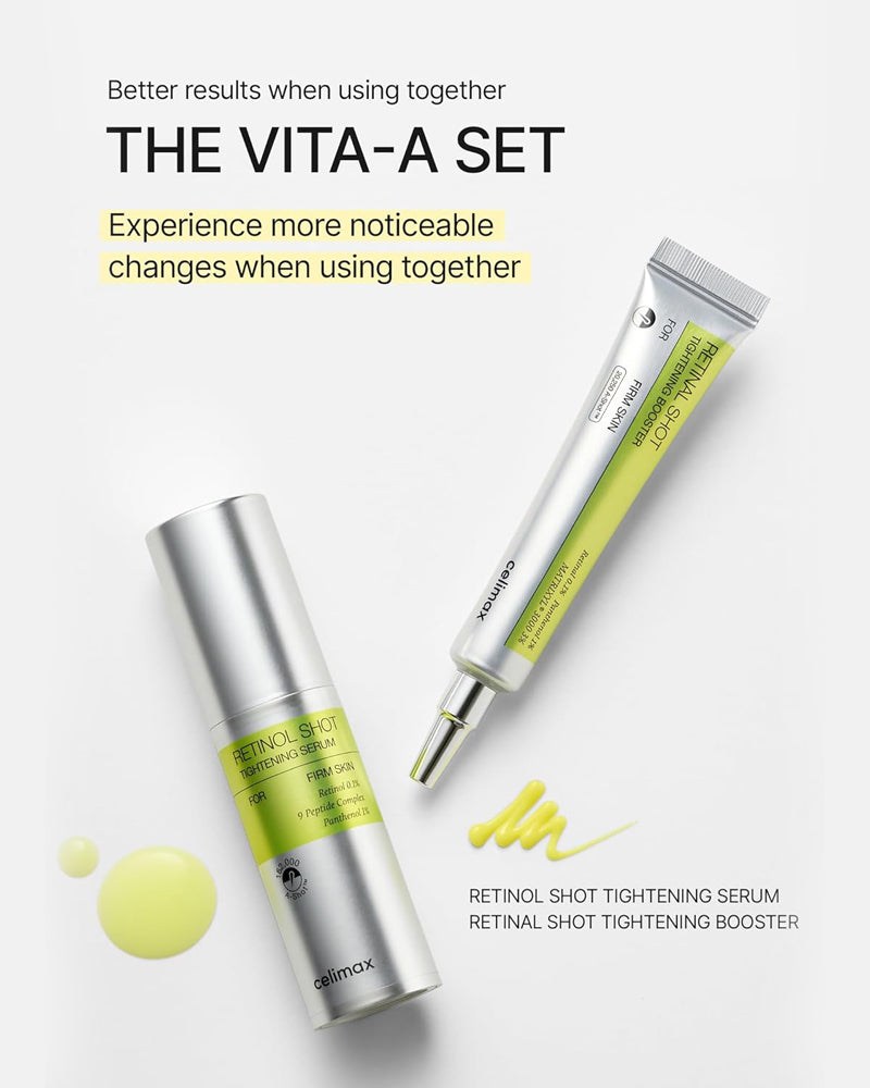 Celimax THE VITA-A Retinol Shot Tightening Serum, 30ml (For wholesale rate inquiry, please contact +971 55 7708296)