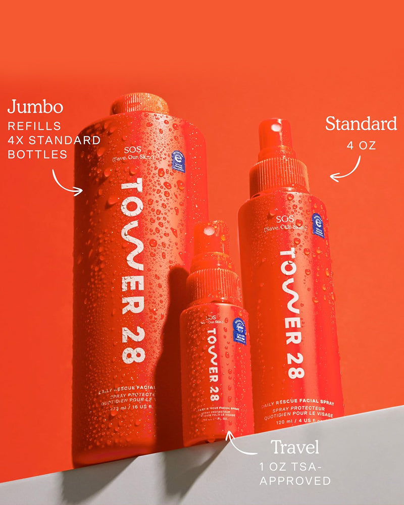 Tower 28 SOS Daily Rescue Facial Spray, 1 FL Oz