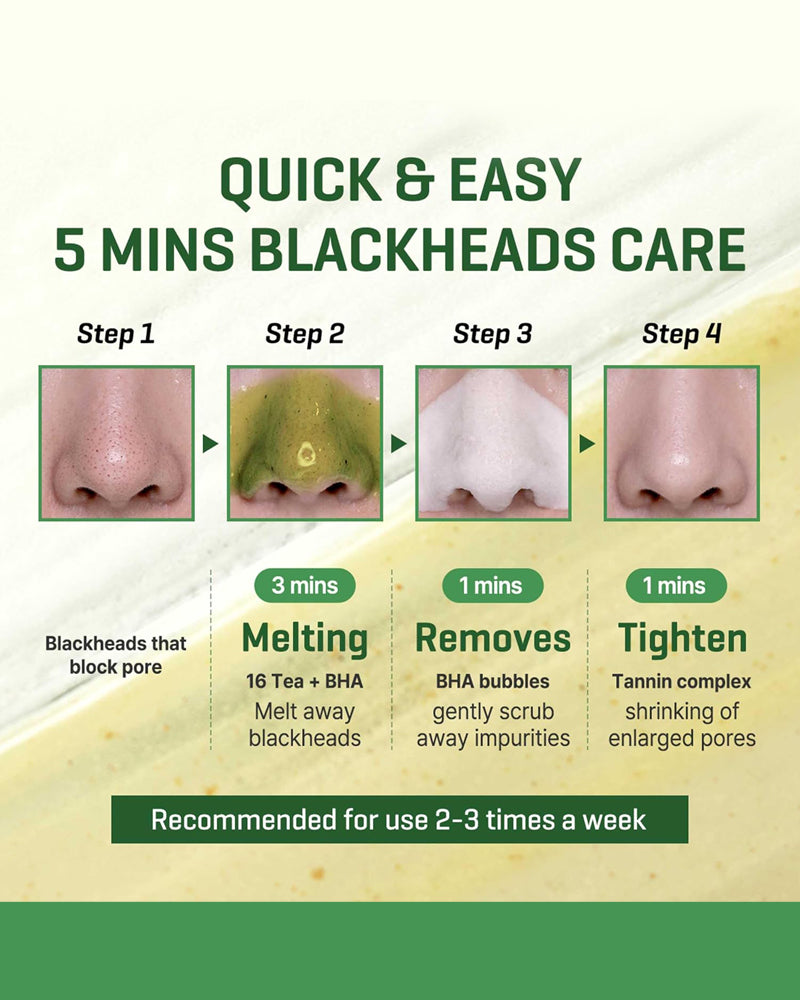 SOME BY MI Bye Bye Blackhead Green Tea Tox Bubble Cleanser