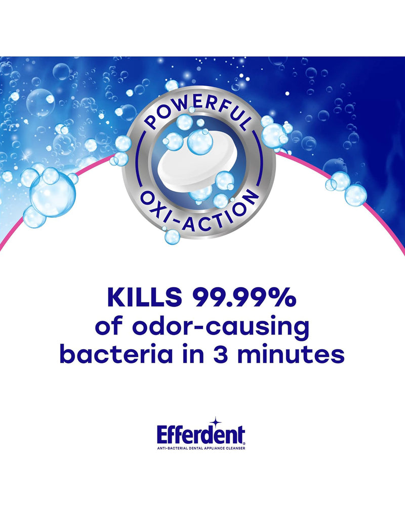 Efferdent Retainer Cleaning Tablets, Complete Clean