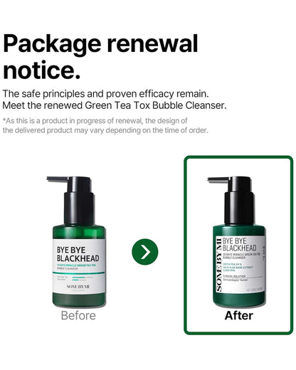 SOME BY MI Bye Bye Blackhead Green Tea Tox Bubble Cleanser