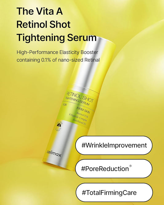 Celimax THE VITA-A Retinol Shot Tightening Serum, 30ml (For wholesale rate inquiry, please contact +971 55 7708296)
