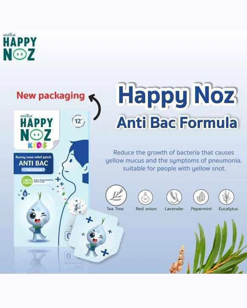 Happy Noz, Organic Onion Sticker with Tea Tree Oil