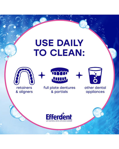 Efferdent Retainer Cleaning Tablets, Complete Clean