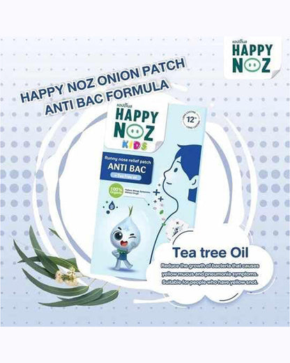 Happy Noz, Organic Onion Sticker with Tea Tree Oil