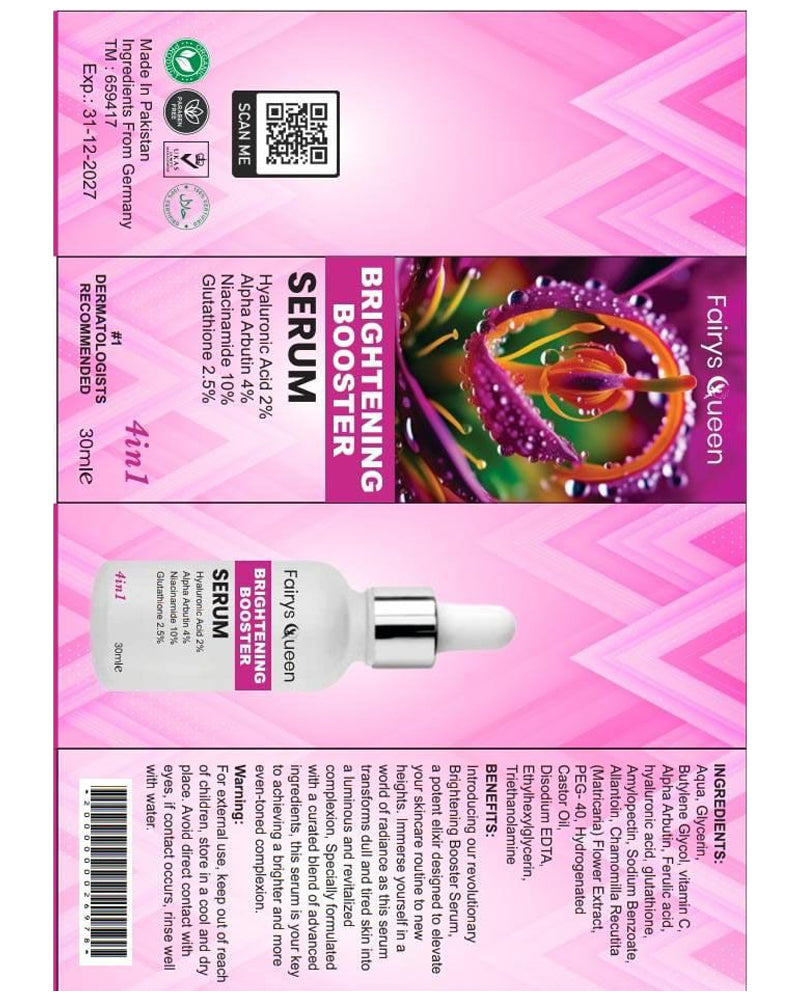 Fairy's Queen 4in1 Brightening Booster Face Serum