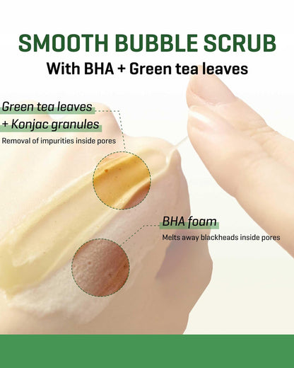 SOME BY MI Bye Bye Blackhead Green Tea Tox Bubble Cleanser