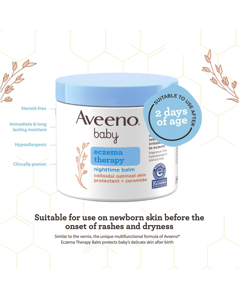 Aveeno Baby Eczema Therapy Nighttime Balm